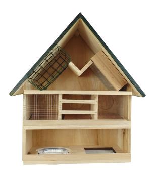 Holz Vogelfutterhaus 9in1 39x13x43cm
